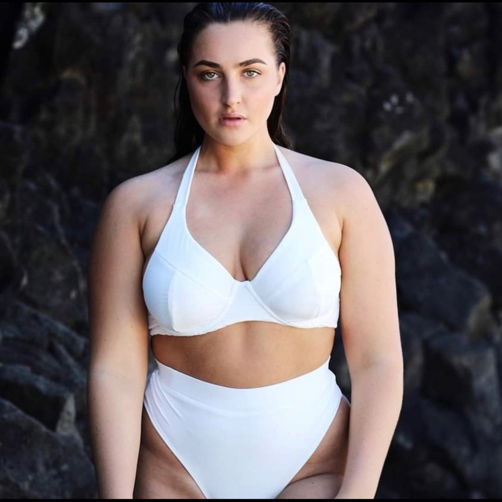 Myra Swim underwire halter top